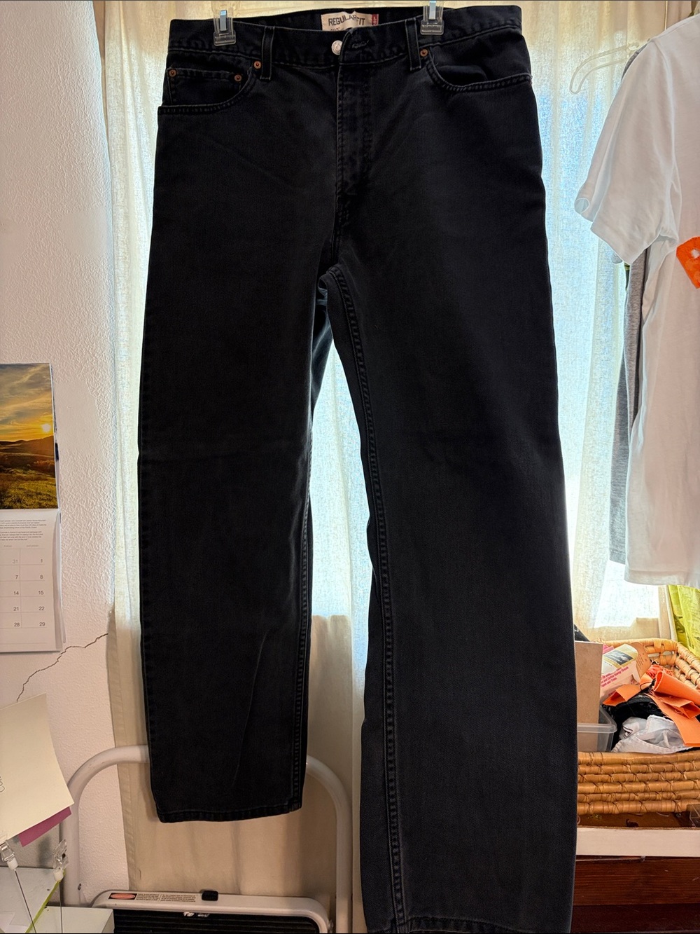 Levi's Black Straight Men's Jeans